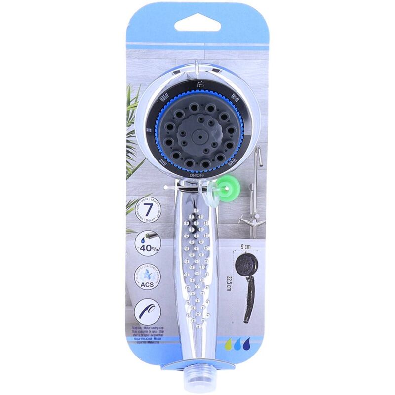 foto del prodotto doccetta anti calcare a 9 funzioni cromo tendance