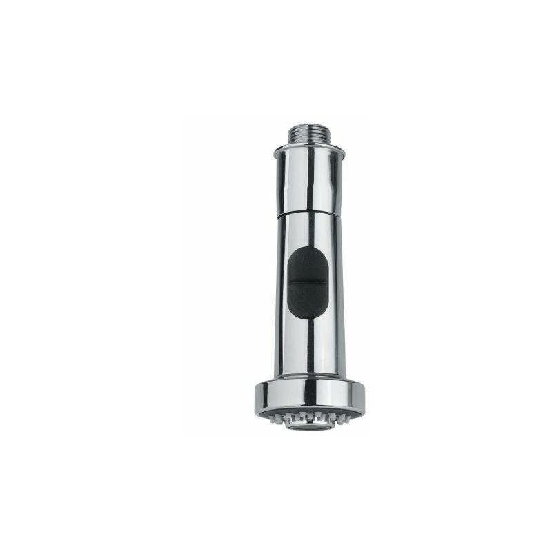 foto del prodotto doccetta di ricambio da cucina con doppio getto e aggancio magnetico idral 09403 cromo