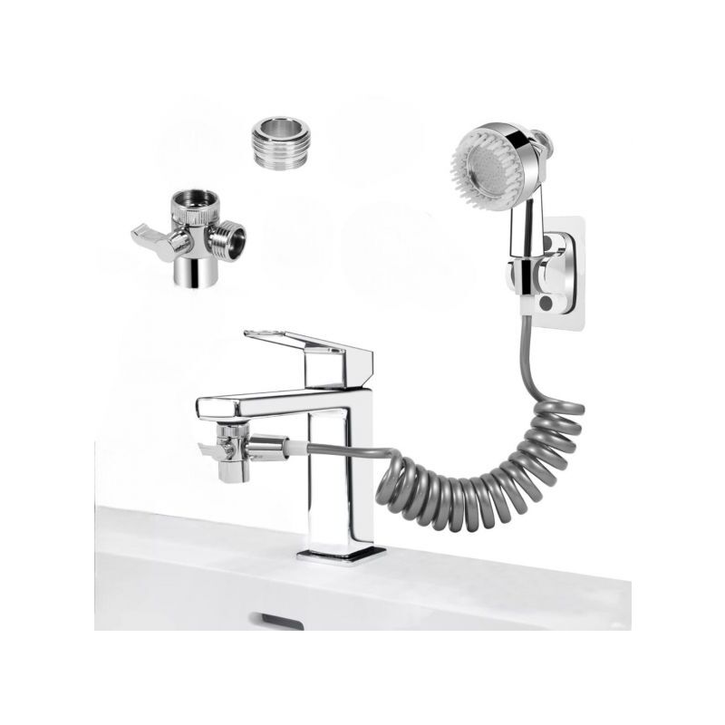 foto del prodotto doccetta doccia a mano per lavandino 3 in 1 tubo anticalcare 1,5 mt 87500