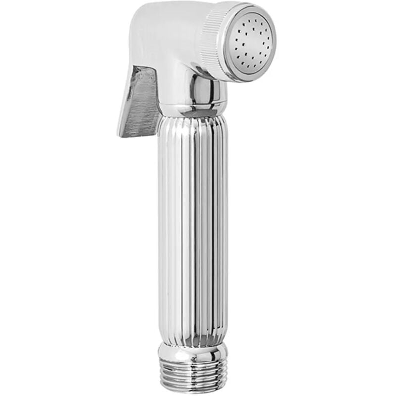 foto del prodotto doccetta igienica cromata in ottone con pulsante on off