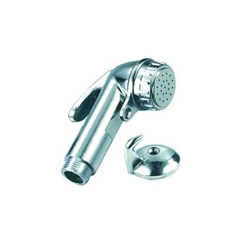 foto del prodotto doccetta in plastica cromata small con leva attacco m 1 2 fer 231114