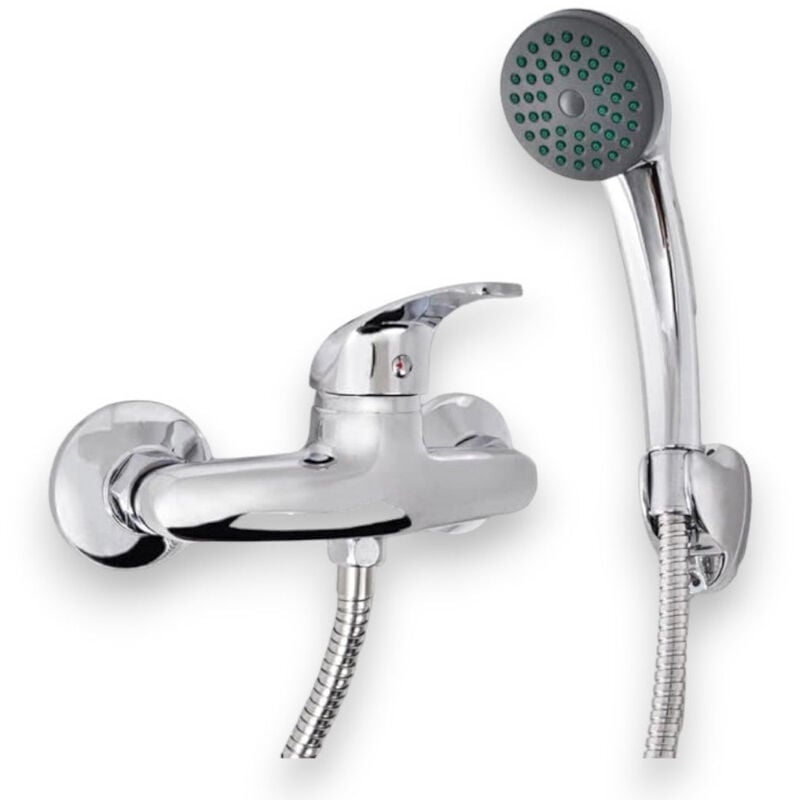 foto del prodotto doccetta miscelatore monocomando in ottone cromato