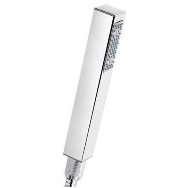 foto del prodotto doccetta monogetto in ottone mod. cube cromo