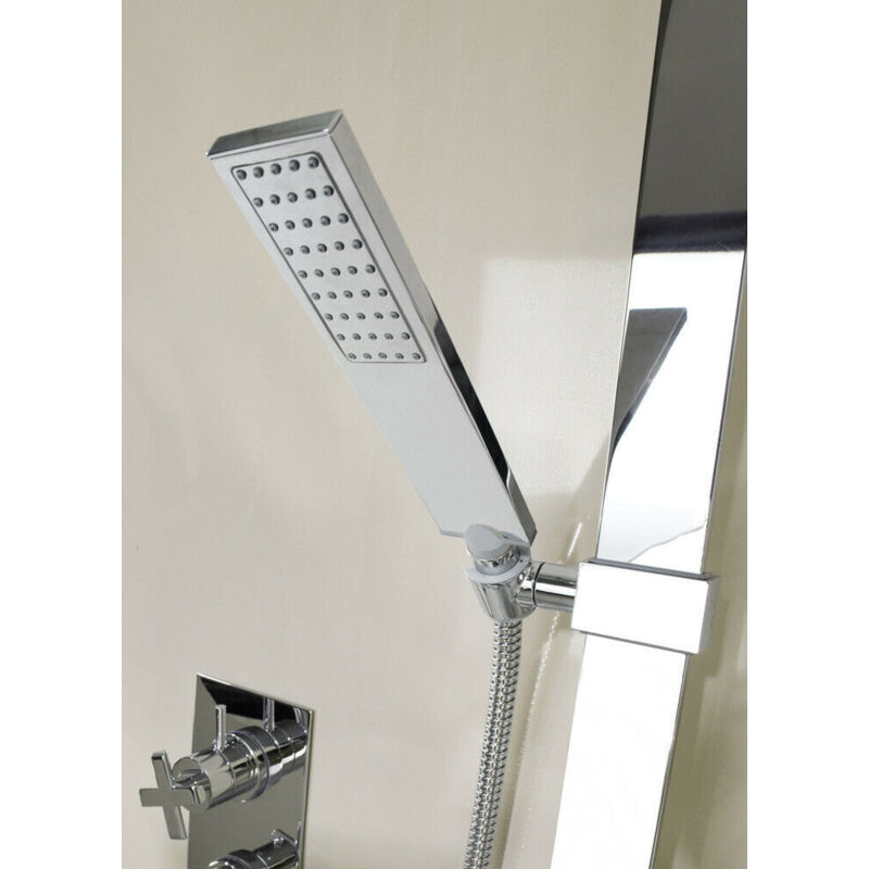 foto del prodotto doccetta monogetto in ottone mod. flat one cromo