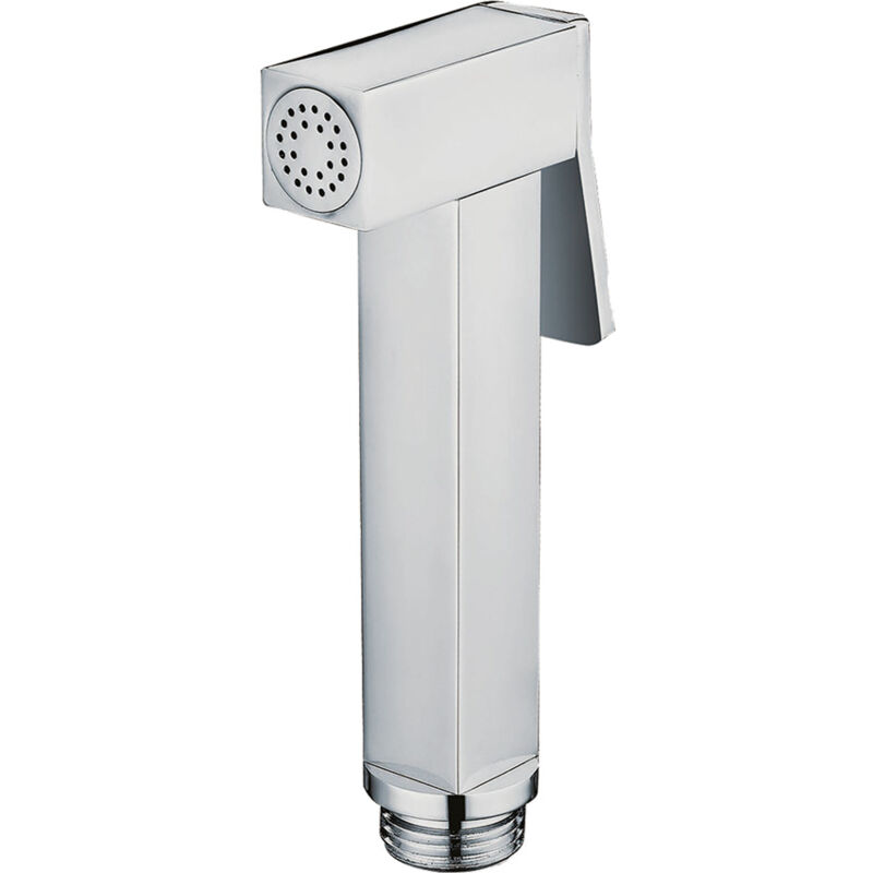 foto del prodotto doccetta shut off square 140x50mm ottone idrhaus