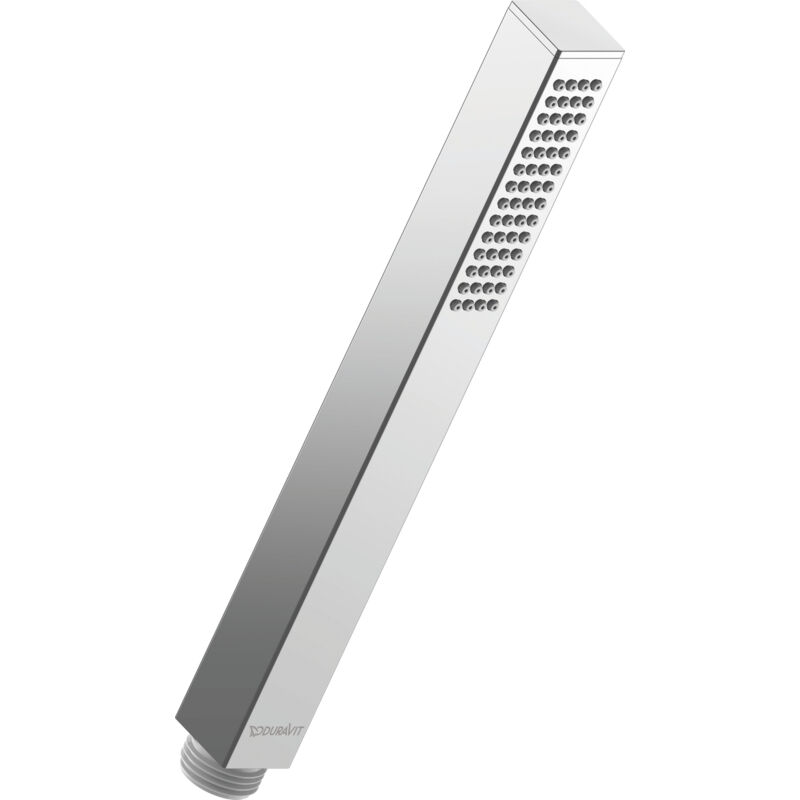 foto del prodotto doccetta stick duravit universal, a risparmio idrico, con getto rain, facile da pulire, cromo