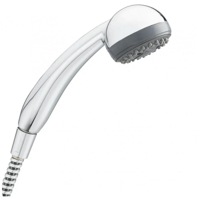 foto del prodotto doccia a mano mutine pvc cromo, 2 getti, diametro 65mm