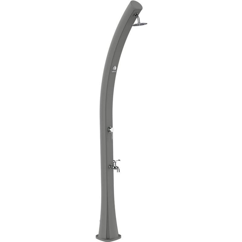 foto del prodotto doccia bordo piscina sined sole grigia cm 20x21x226 sined doccia sole grigia