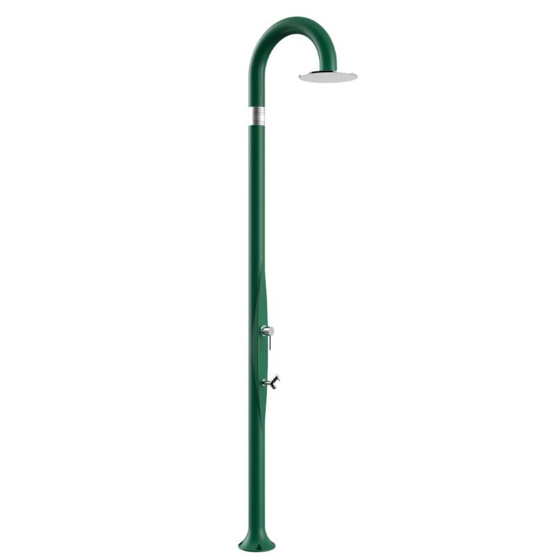 foto del prodotto doccia da esterno giardino miscelatore e lavapiedi arkema funny yin verde