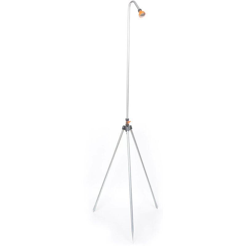 foto del prodotto doccia da giardino in alluminio 202cm con rubinetto agrati