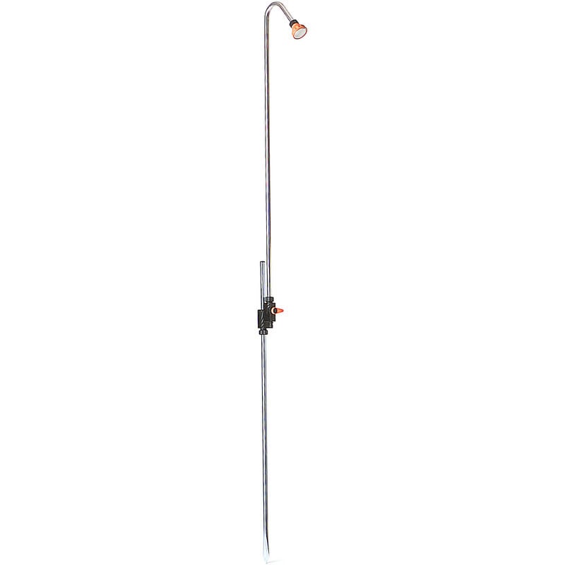 foto del prodotto doccia da giardino in alluminio 217cm con rubinetto agrati