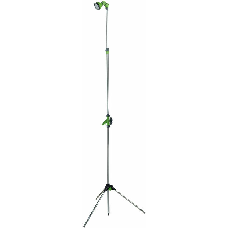 foto del prodotto doccia da giardino iris pluvio con treppiedi regolabile con rubinetto