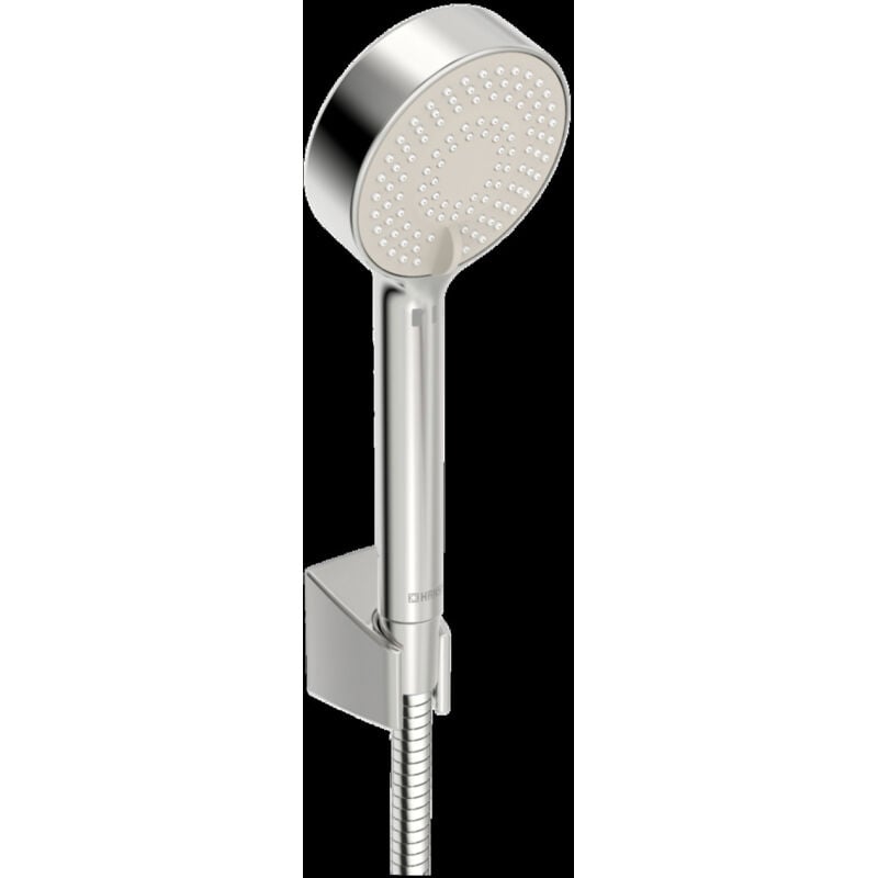 foto del prodotto doccia doccia set basic jet supporto doccia a mano batterie per vasca da bagno, 3 getti, anticalcare, soffione doccia 95 mm, anti calcare