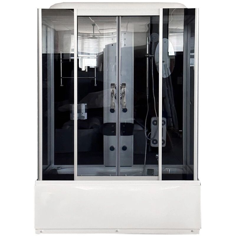 foto del prodotto doccia idromassaggio decor bagno demetra con sedile 150x85x210 cm