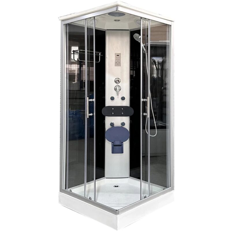 foto del prodotto doccia idromassaggio decor bagno venere con sedile 90x90x215 cm
