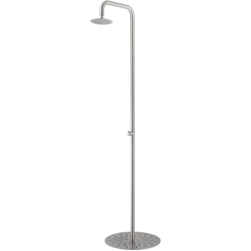foto del prodotto doccia inox da piscina sined cm 230x55x67,5 sined doccia simius inox