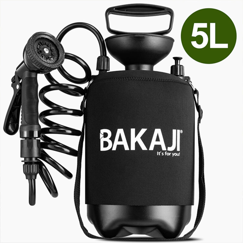 foto del prodotto doccia multifunzione da esterno 5l portatile tracolla innaffiatoio irrigatore