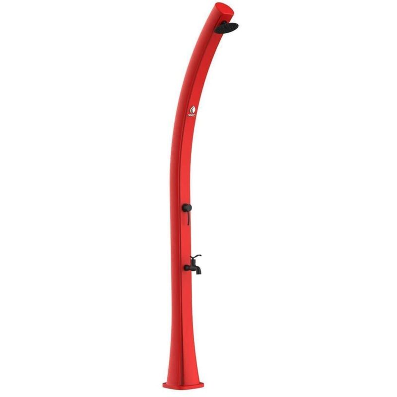 foto del prodotto doccia rossa per giardino cm 20x21x226 sined doccia sole rossa