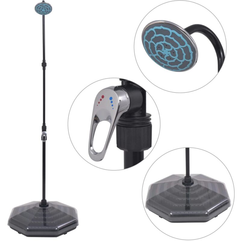 immagine 0 del prodotto doccia solare 20 l in alluminio e hdpe vidaxl