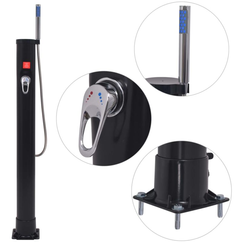 foto del prodotto doccia solare 8 l pvc acciaio vidaxl