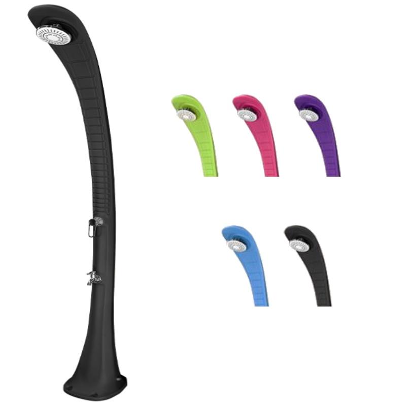 foto del prodotto doccia solare cobra 32 litri per esterno giardino colore antracite