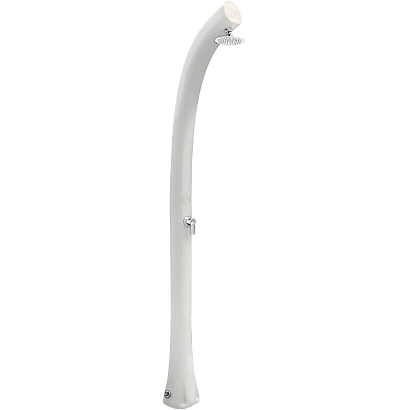 foto del prodotto doccia solare da esterno giardino 26l miscelatore arkema new happy bianco