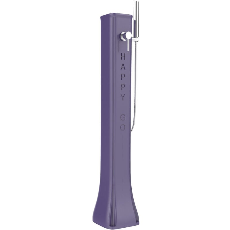foto del prodotto doccia solare da giardino 23l miscelatore e doccetta mobile arkema happy go viola