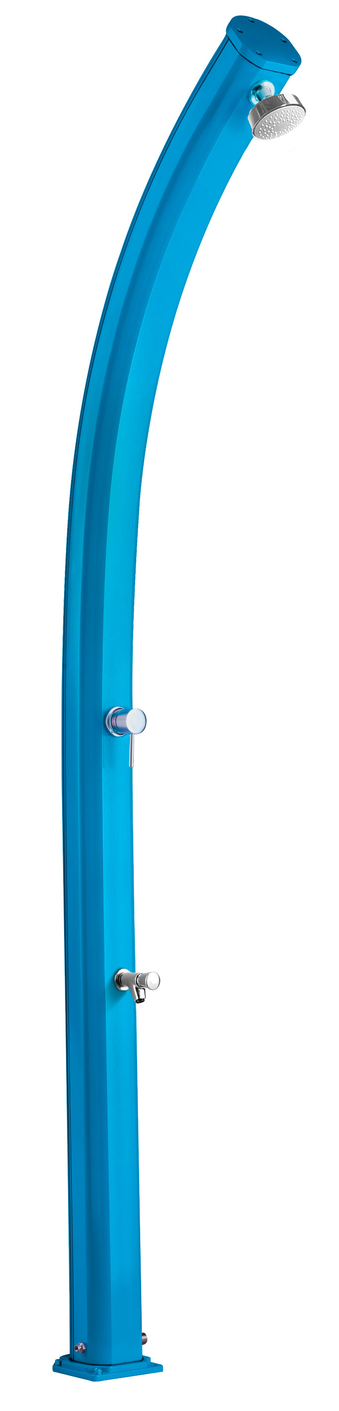 foto del prodotto doccia solare da giardino 25l miscelatore e lavapiedi arkema jolly blu