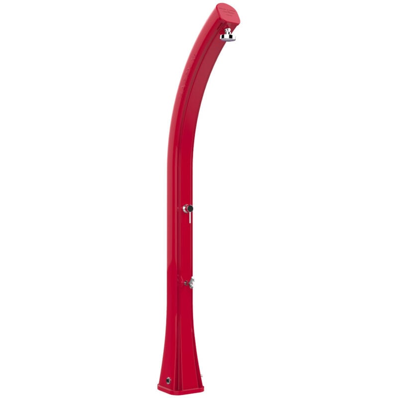 foto del prodotto doccia solare da giardino 35l miscelatore e lavapiedi arkema happy xl cherry