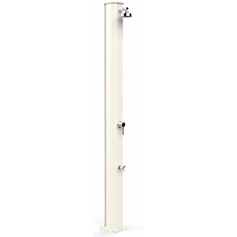 foto del prodotto doccia solare da giardino 40l miscelatore e lavapiedi arkema big jolly bianco crema