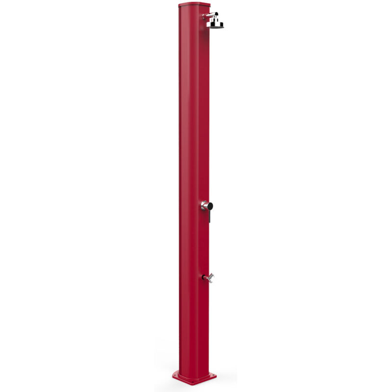 foto del prodotto doccia solare da giardino 40l miscelatore e lavapiedi arkema big jolly cherry