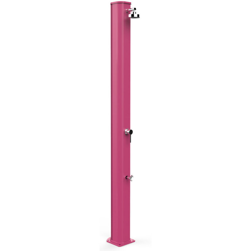 foto del prodotto doccia solare da giardino 40l miscelatore e lavapiedi arkema big jolly fuxia