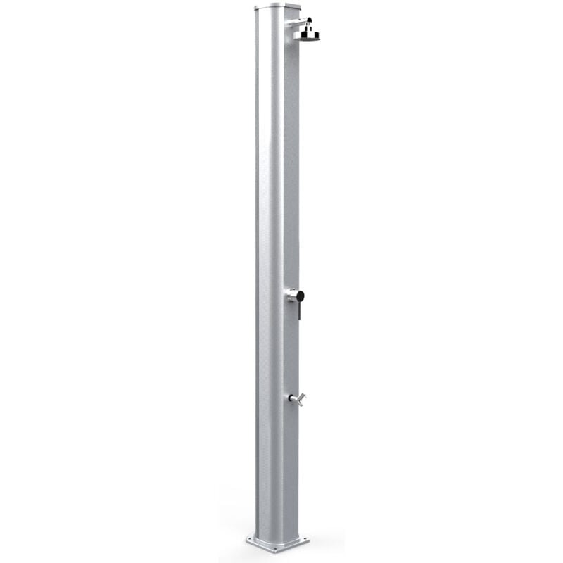 foto del prodotto doccia solare da giardino 40l miscelatore e lavapiedi arkema big jolly inox paint