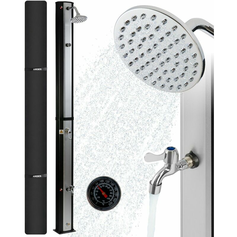 foto del prodotto doccia solare doccia giardino doccia piscina esterna con termometro 35 l arebos