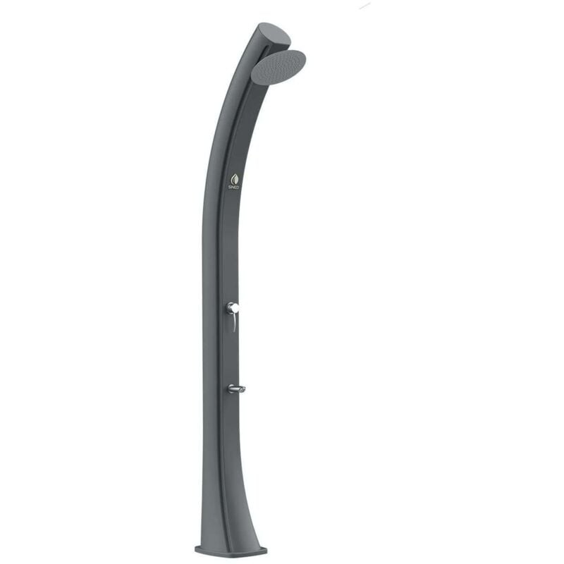 foto del prodotto doccia solare grigia per giardino cm 25x27x226,6 sined doccia sole xxl grigia