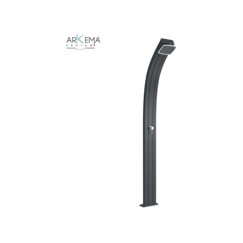 foto del prodotto doccia solare in alluminio spring 100 arkema 25 lt antracite