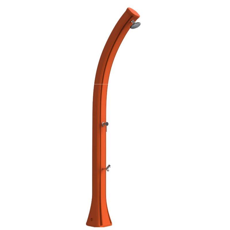 foto del prodotto doccia solare in resina happy con lavapiedi colore arancione cv h120 2009