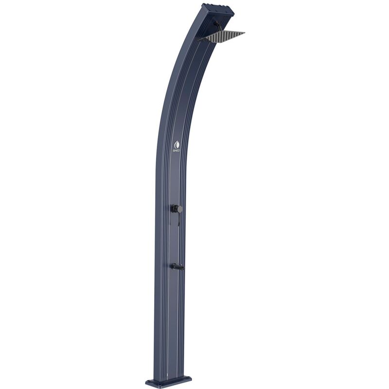 foto del prodotto doccia solare per piscina esterna cm 14,7x27,7x225,4 sined doccia lea grigia