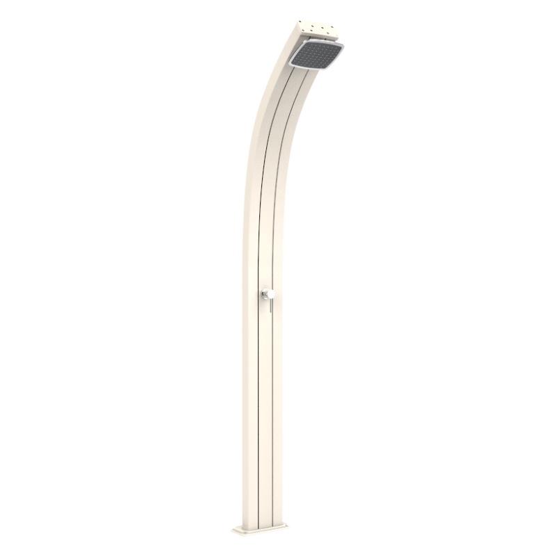 foto del prodotto doccia solare spring 30 litri in allumino con miscelatore colore bianca cv a100 9001