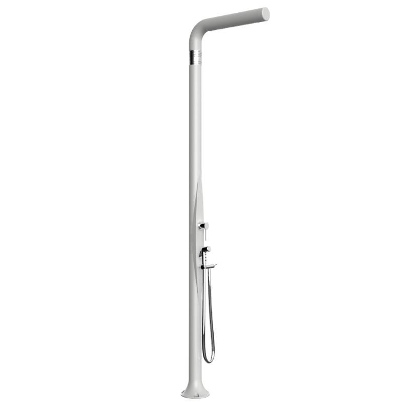 foto del prodotto doccia tradizionale in polietilene funny yang con doccetta e miscelatore colore bianco cv t245 9003