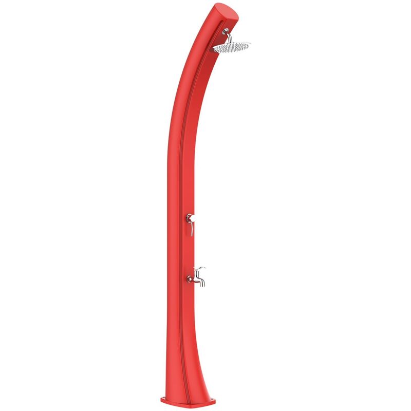 foto del prodotto doccia xxl 40 rossa acqua calda dal sole cm 25x27x226,6 mpc docciasolare rioxxl rosso