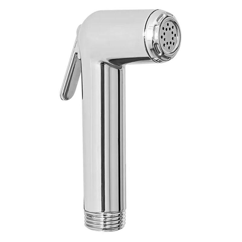 foto del prodotto doccino igienico cromato in abs con tasto shut off