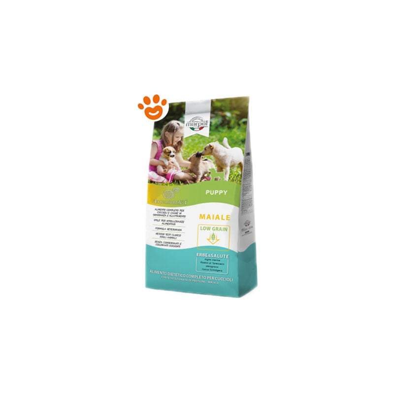 foto del prodotto dog aequilibriavet puppy maxi maiale dog aequilibriavet puppy maxi maiale sacco da 12 kg marpet