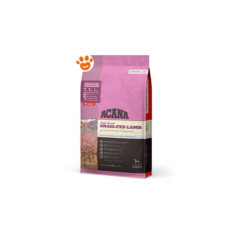 foto del prodotto dog all breeds singles grass fed lamb dog all breeds singles grass fed lamb sacco da 2 kg acana