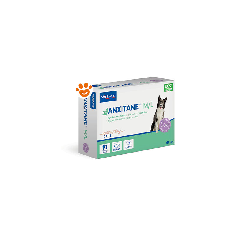 foto del prodotto dog anxitane medium large dog anxitane medium large confezione da 30 compresse virbac