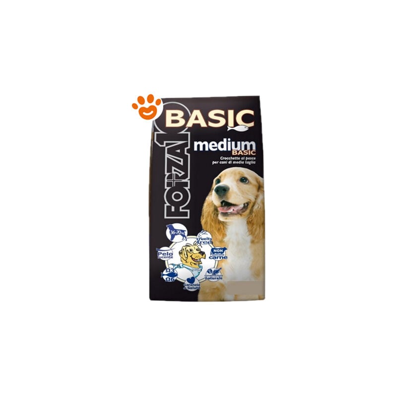 foto del prodotto dog basic medium dog basic medium sacco da 14 kg forza10