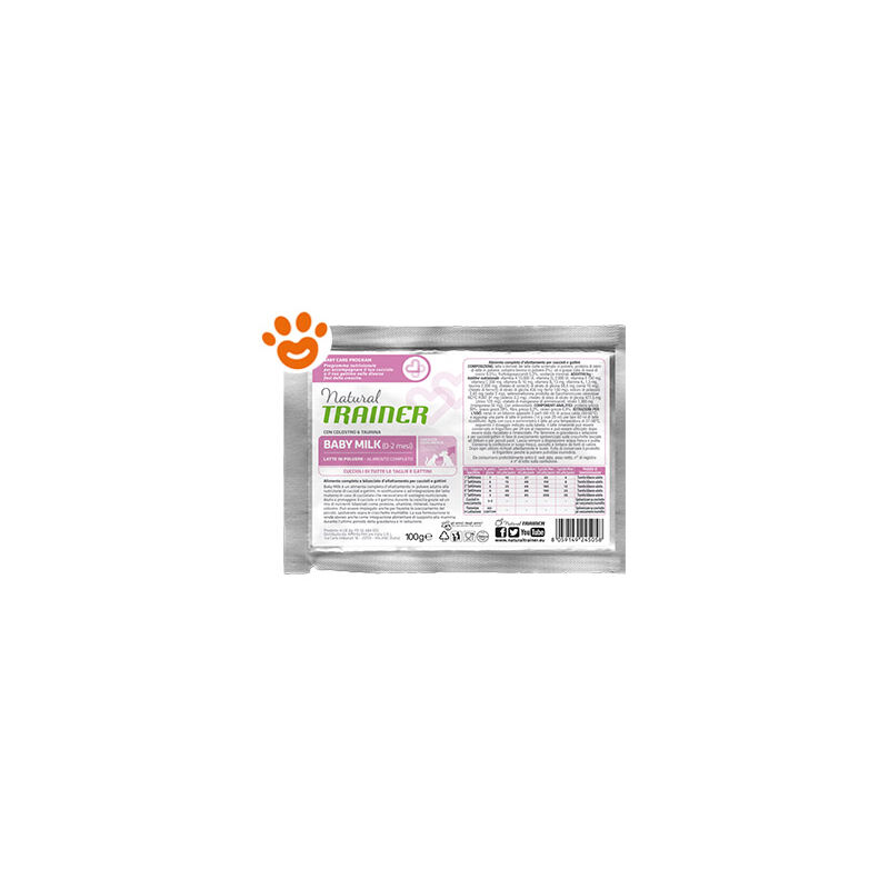 foto del prodotto dog cat baby starter baby milk carni bianche dog cat baby starter baby milk carni bianche confezione da 100 gr trainer
