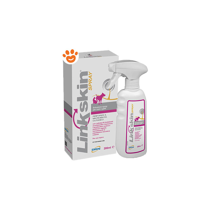 foto del prodotto dog cat linkskin spray dog cat linkskin spray confezione da 200 ml drn