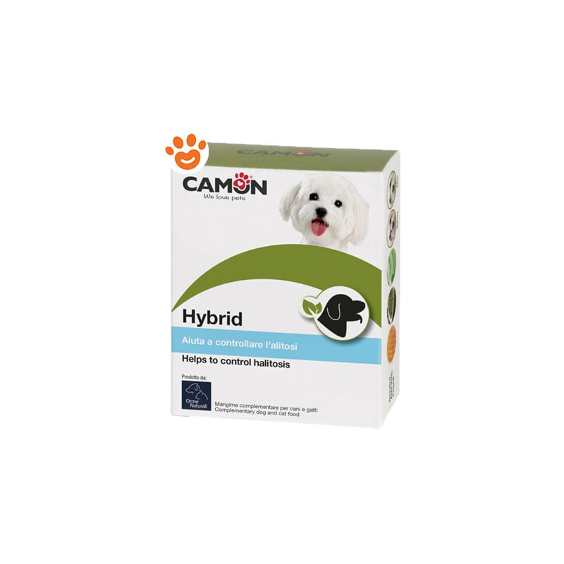 foto del prodotto dog cat orme naturali hybrid dog cat orme naturali hybrid - confezione da 60 compresse - camon