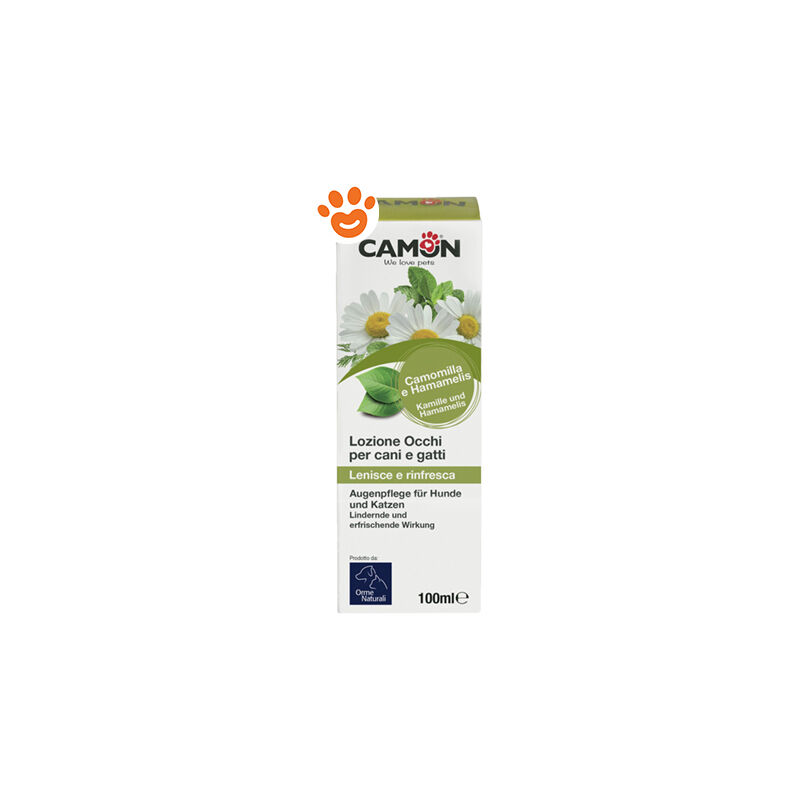 foto del prodotto dog cat orme naturali lozione occhi dog cat orme naturali lozione occhi confezione da 100 ml camon